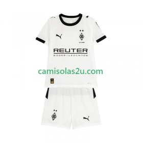 Camisolas de futebol Borussia Monchengladbach Criança Equipamento Principal 2025/26 Manga Curta